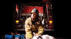 Pet oxygen masks secure tightly to a dog or cats face, and allow first responders to provide CPR.