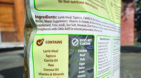 Dog food labels are required to give accurate information. However, the contents of food are not always clear to an untrained eye.