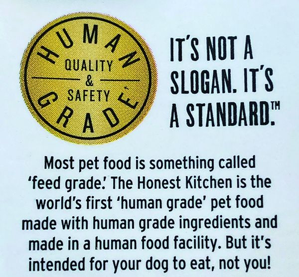 thk_side human grade dog food label
