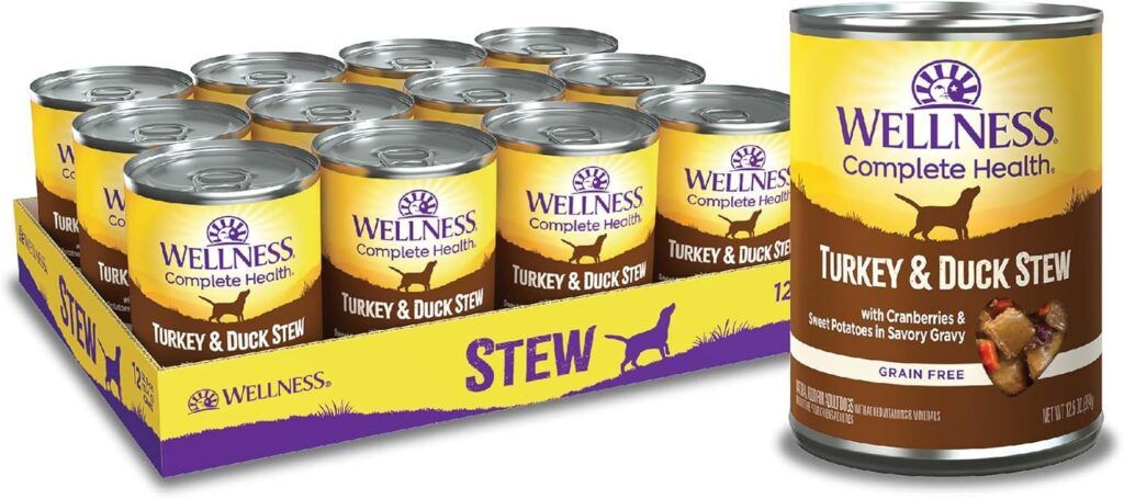 Wellness Turkey & Duck Stew with Sweet Potatoes & Cranberries Canned Dog Food