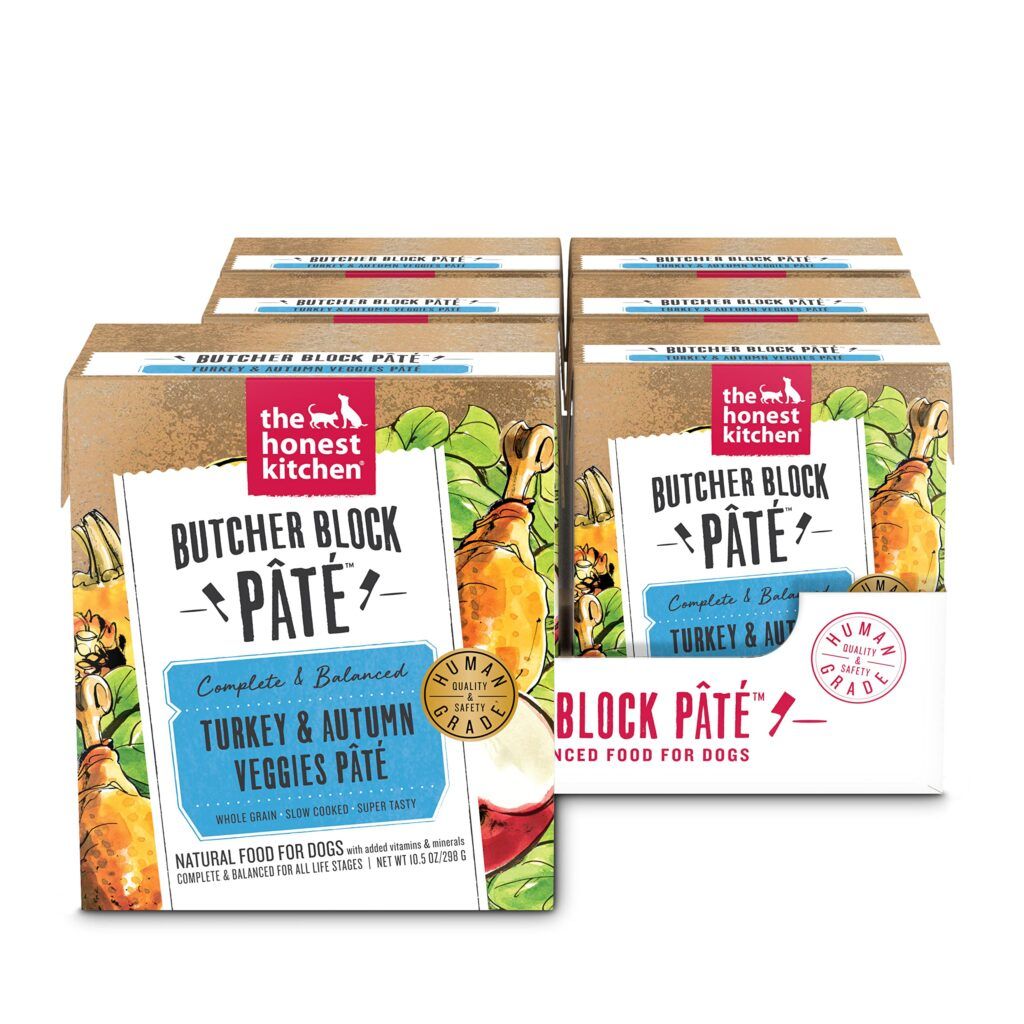 The Honest Kitchen Butcher Block Pate Turkey & Autumn Veggies Pate Wet Dog Food