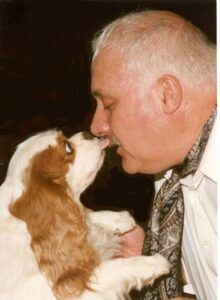Dog can tell when you're sick and will try and offer you comfort.