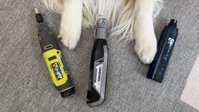 Best Dog Nail Grinders The best dog nail grinders offer a combination of ease of use and quiet to make trimming your dog's nails easy.