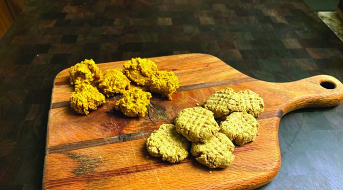 3 ingredient dog treats provide a quick and yummy homemade treat for dogs.