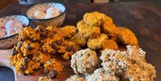 Natural homemade dog biscuits offer a better option than processed bagged treats.